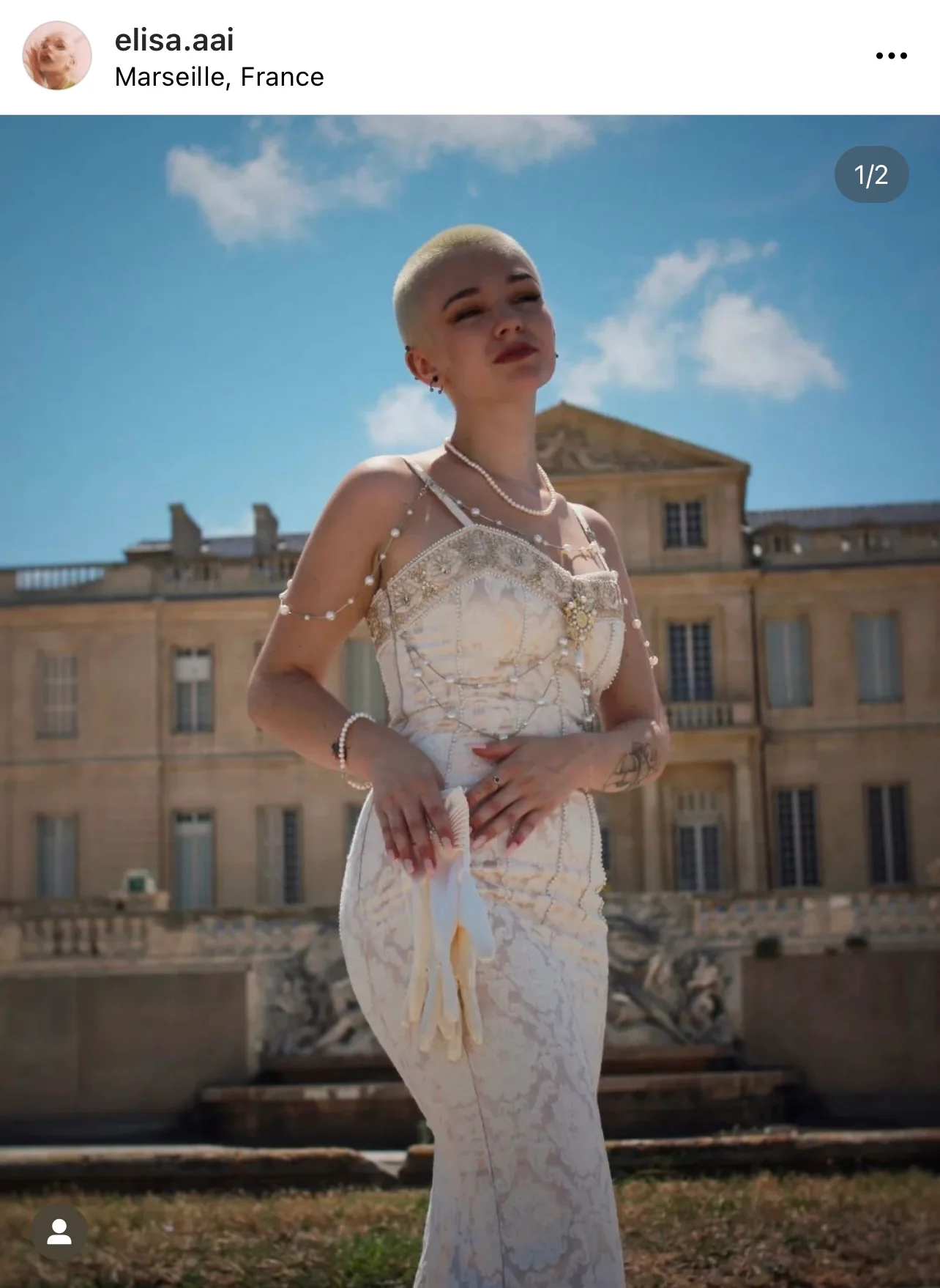 Baroque mermaid dress (original version) - Image 3