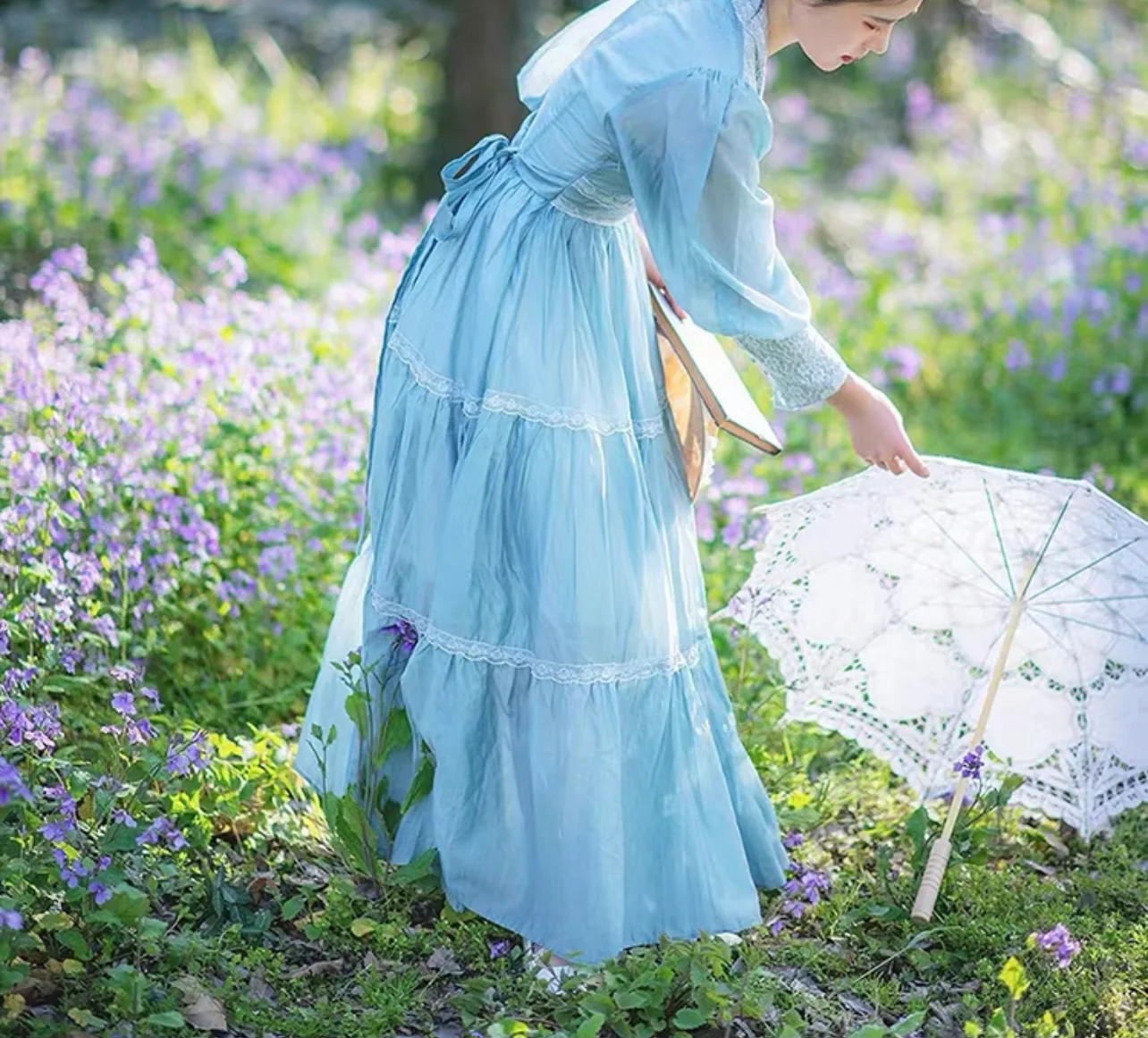 Blue pea dress - Image 14