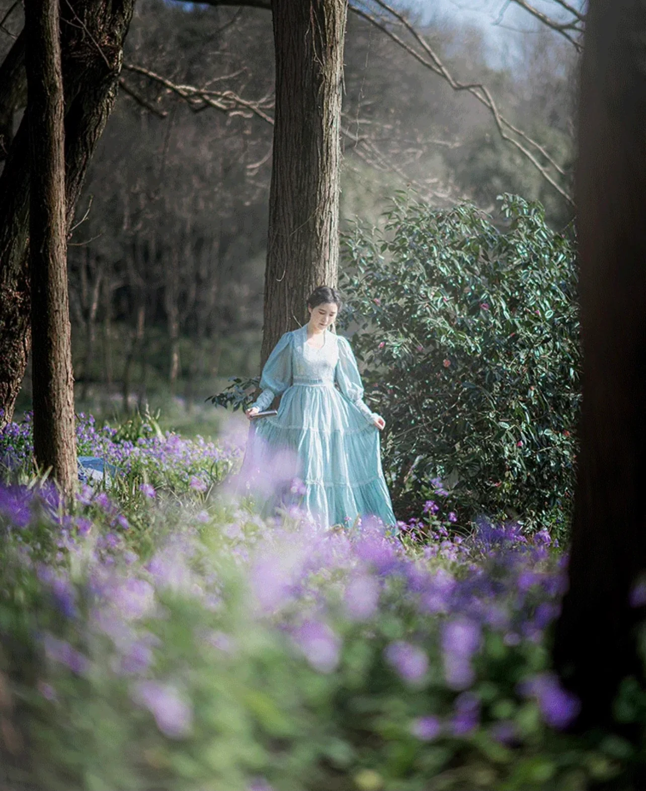 Blue pea dress - Image 19