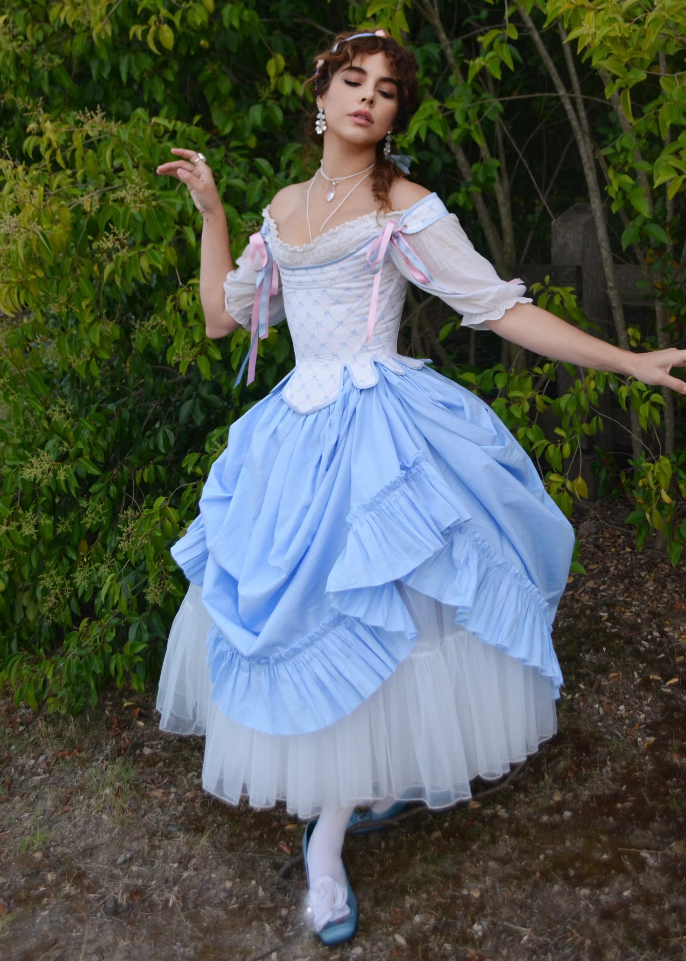 Baby Bow corset & skirt Set - Image 3