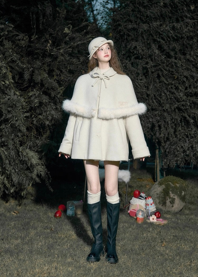 Bunny capelet coat - Image 3