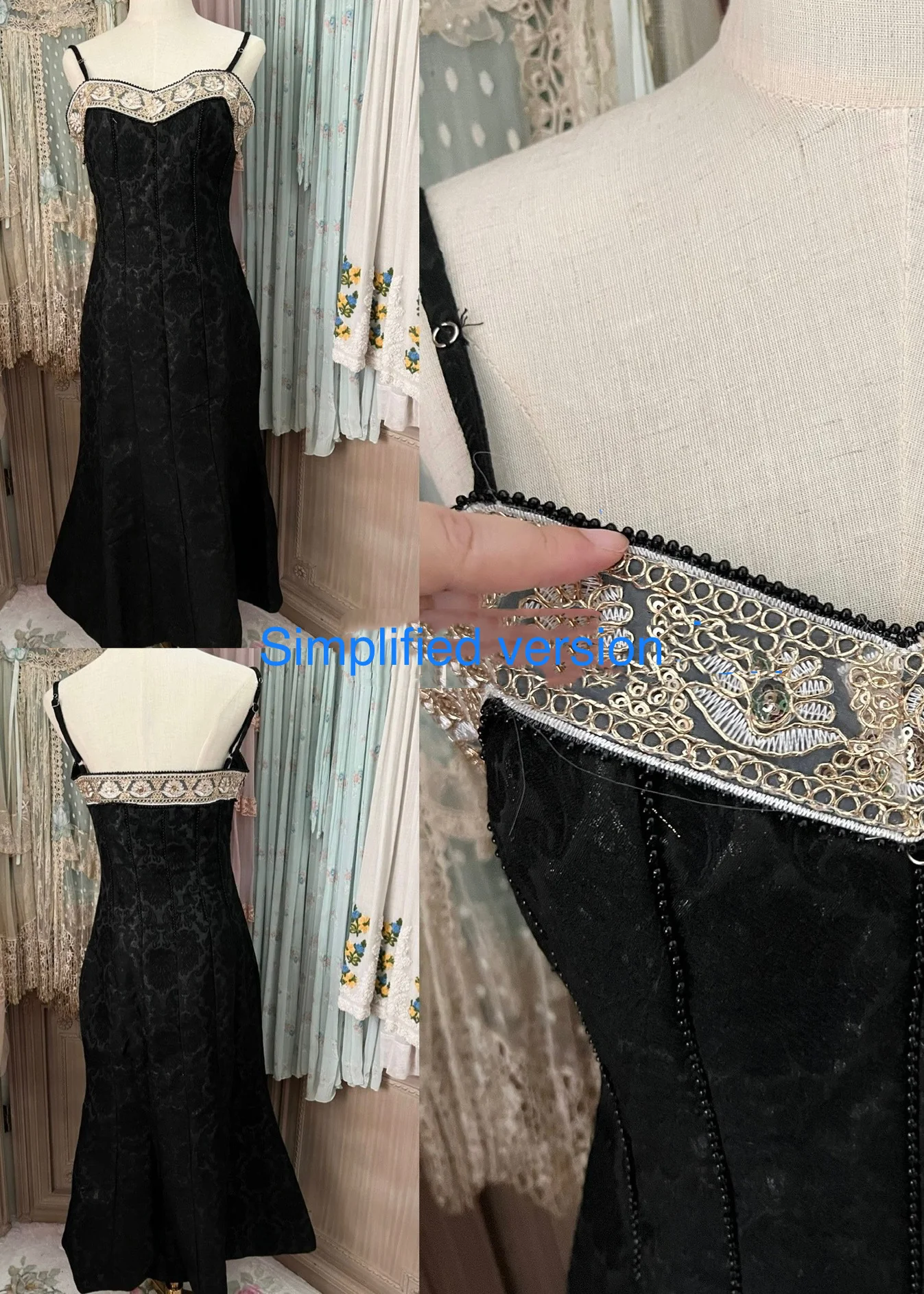 Dark mermaid dress  (simplified version) - Image 6