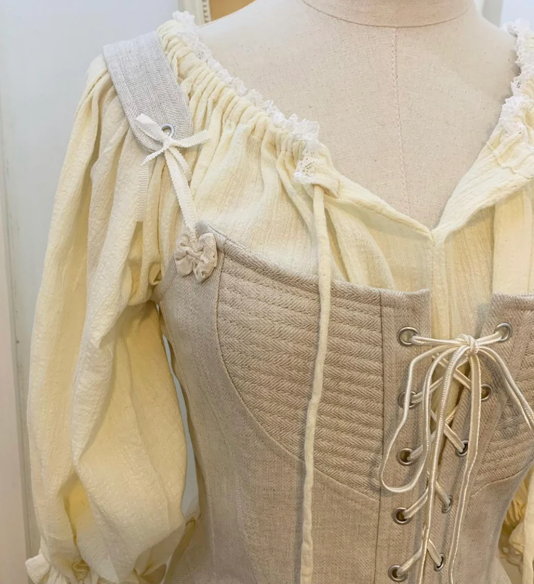 Elizabethan linen corset (stays) - Image 5