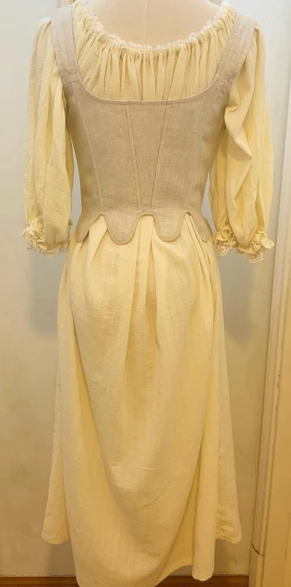 Elizabethan linen corset (stays) - Image 6