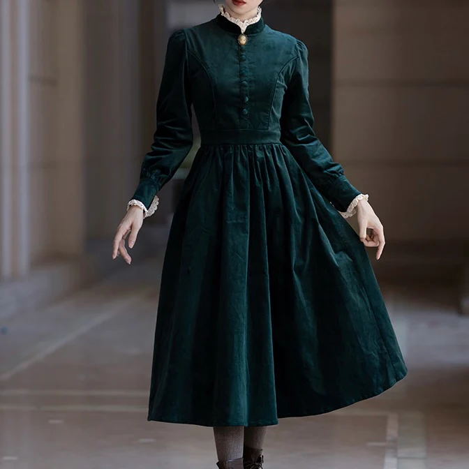 Eugenia corduroy dress (New color) - Image 14