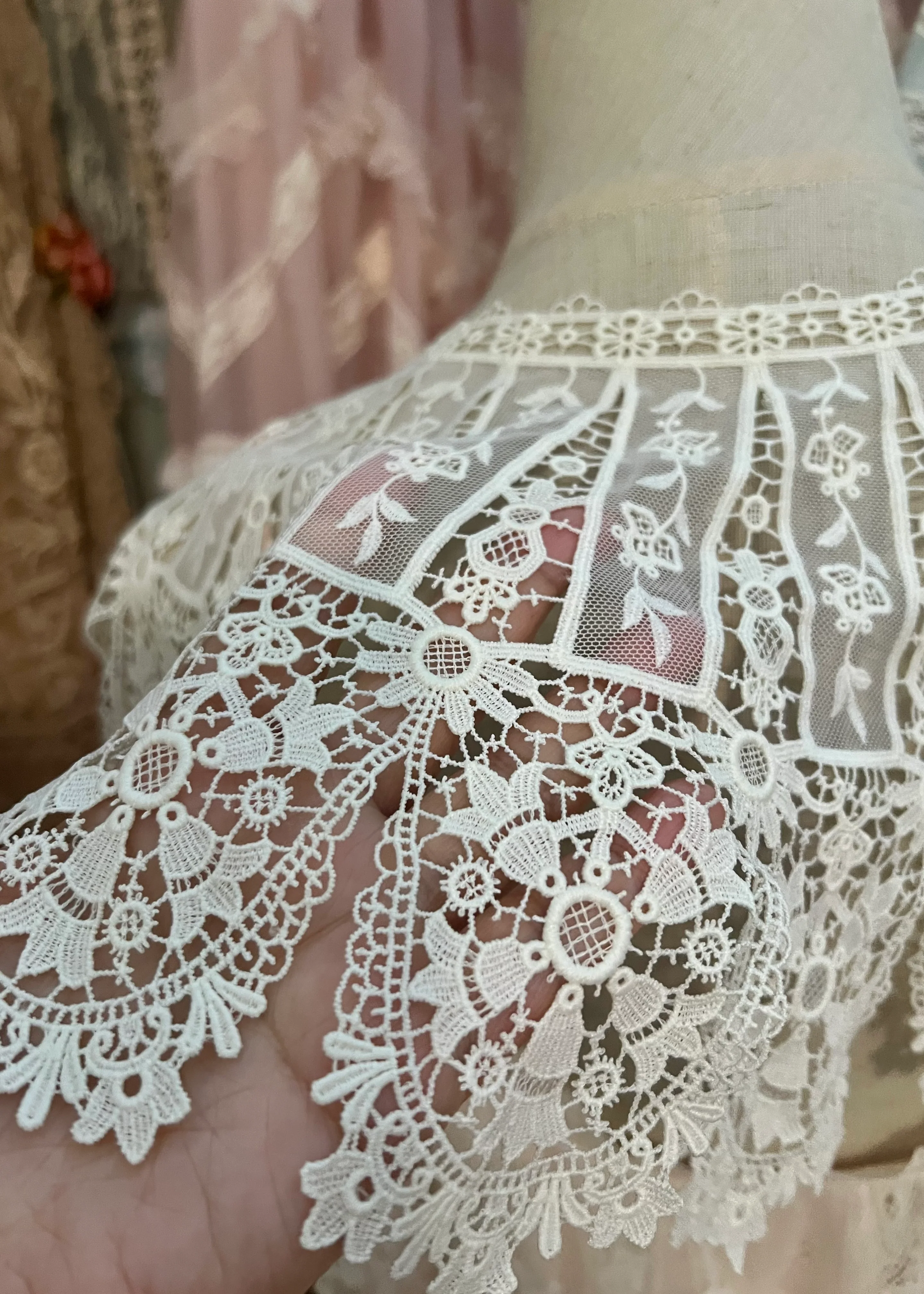 Ecru lace collar - Image 5