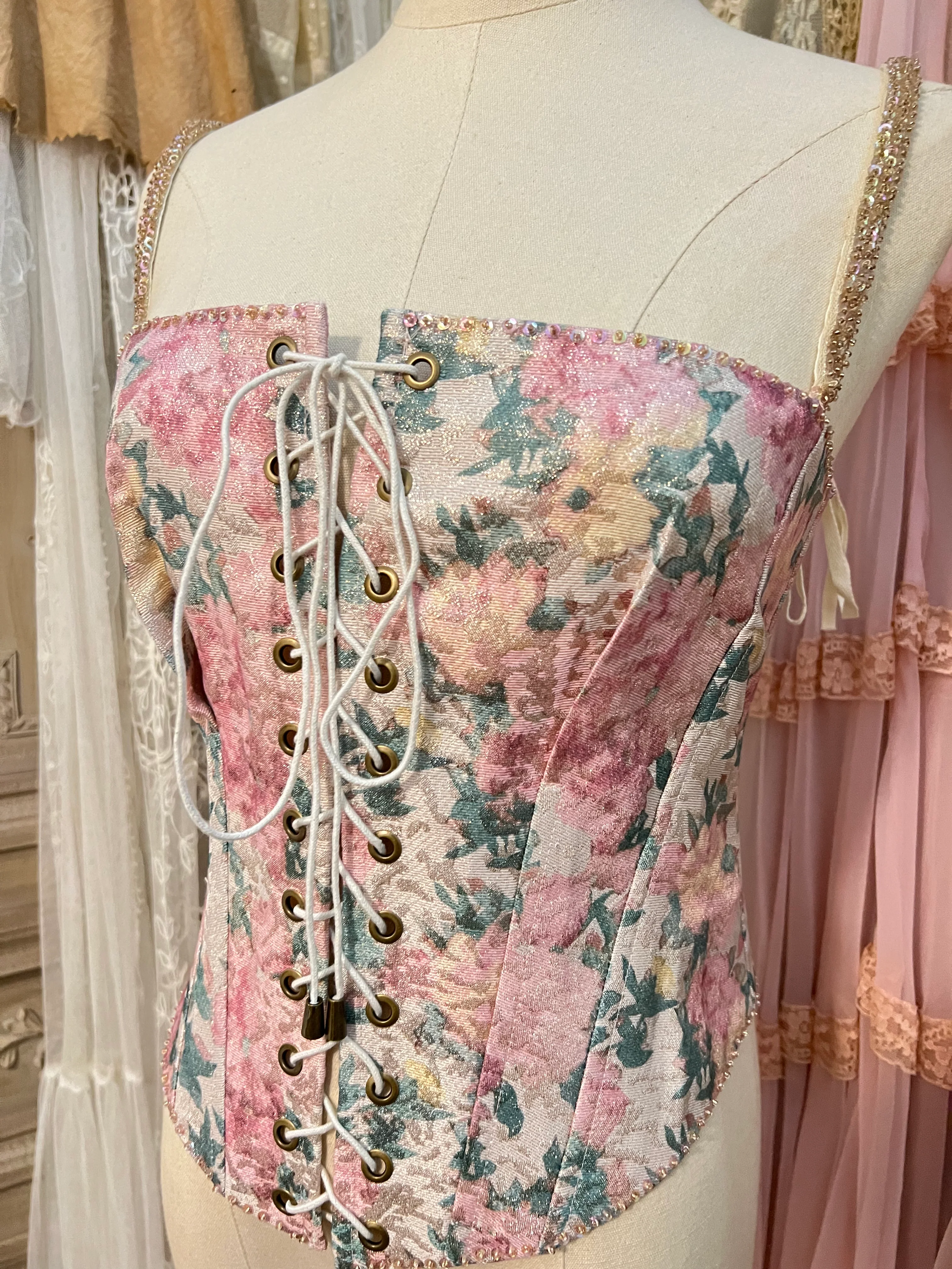 Flowerbomb corset (2 Colors available) - Image 5