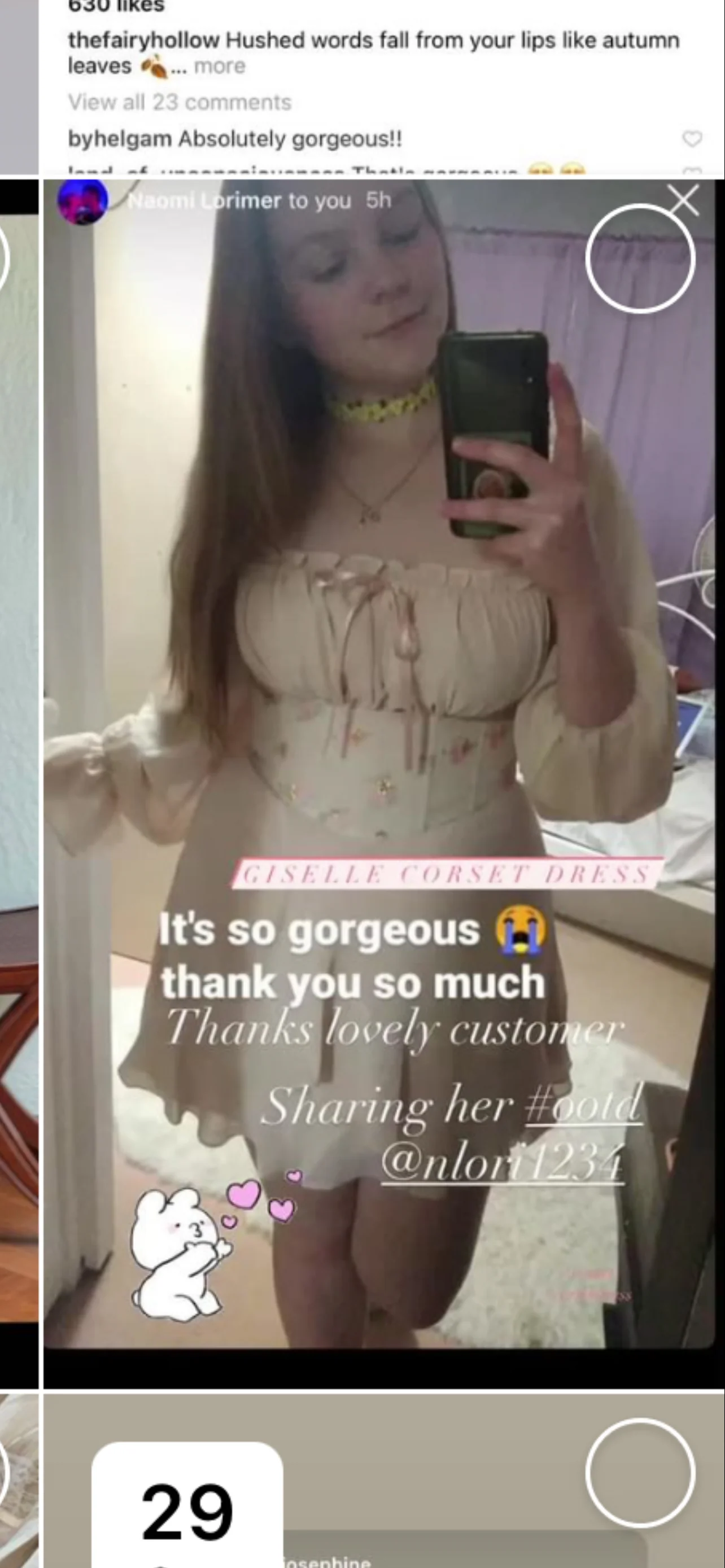 Giselle boned corset dress - Image 16