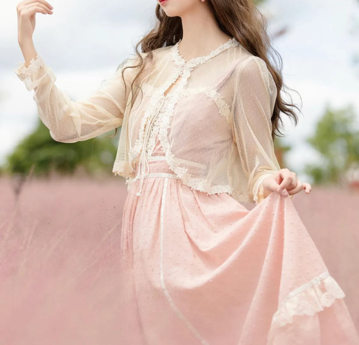 Isabelle dress set (including duster and dress) - Image 4