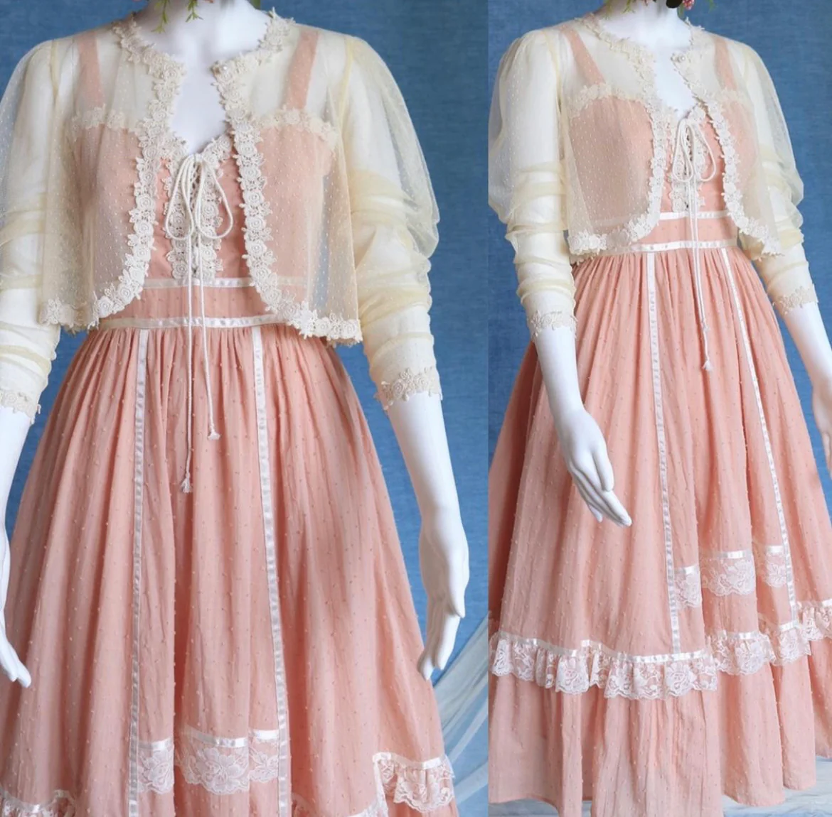 Isabelle dress set (including duster and dress) - Image 8