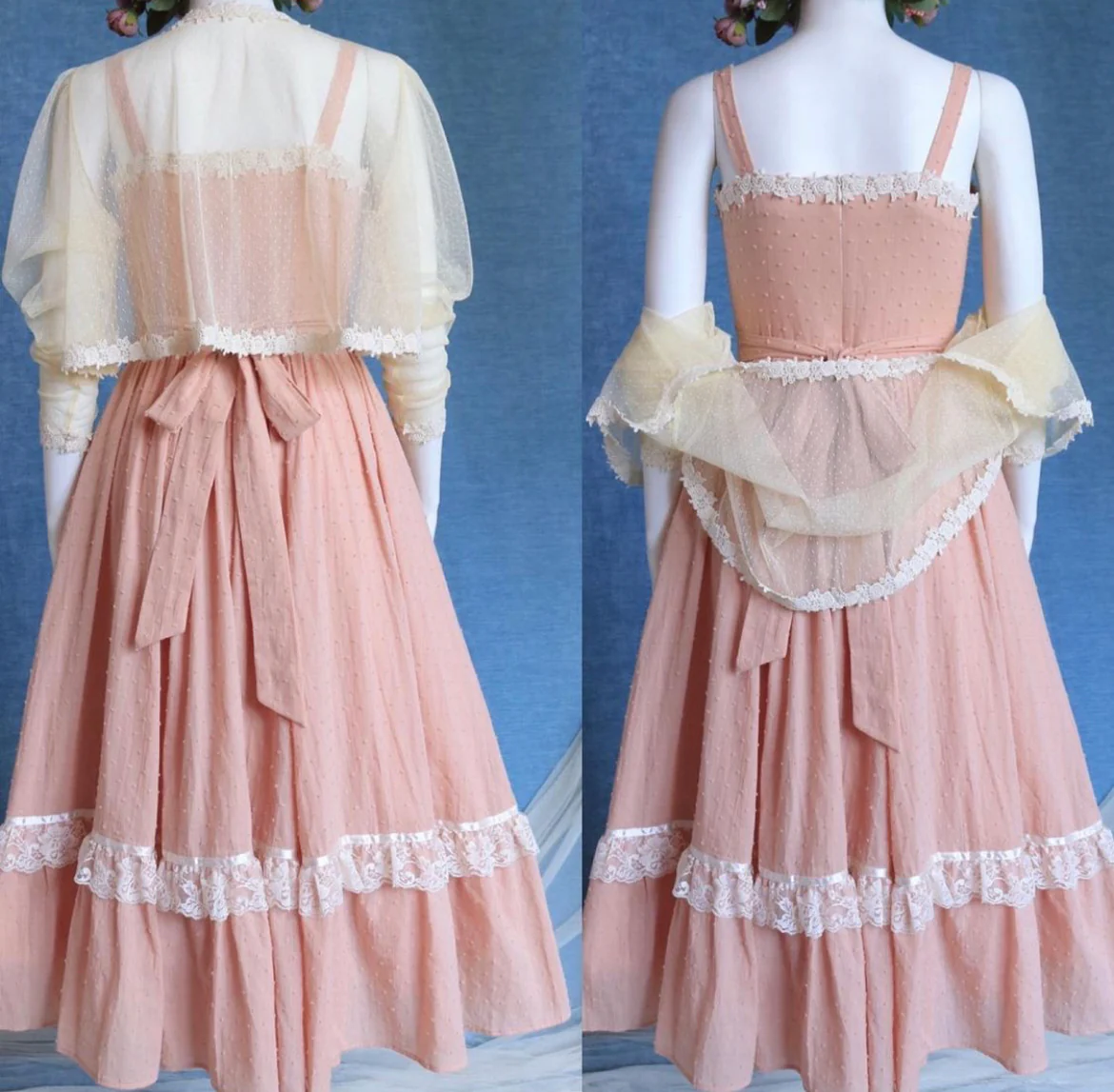 Isabelle dress set (including duster and dress) - Image 9