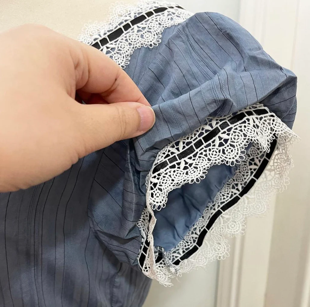 Lil women dress (black/blue) - Image 10