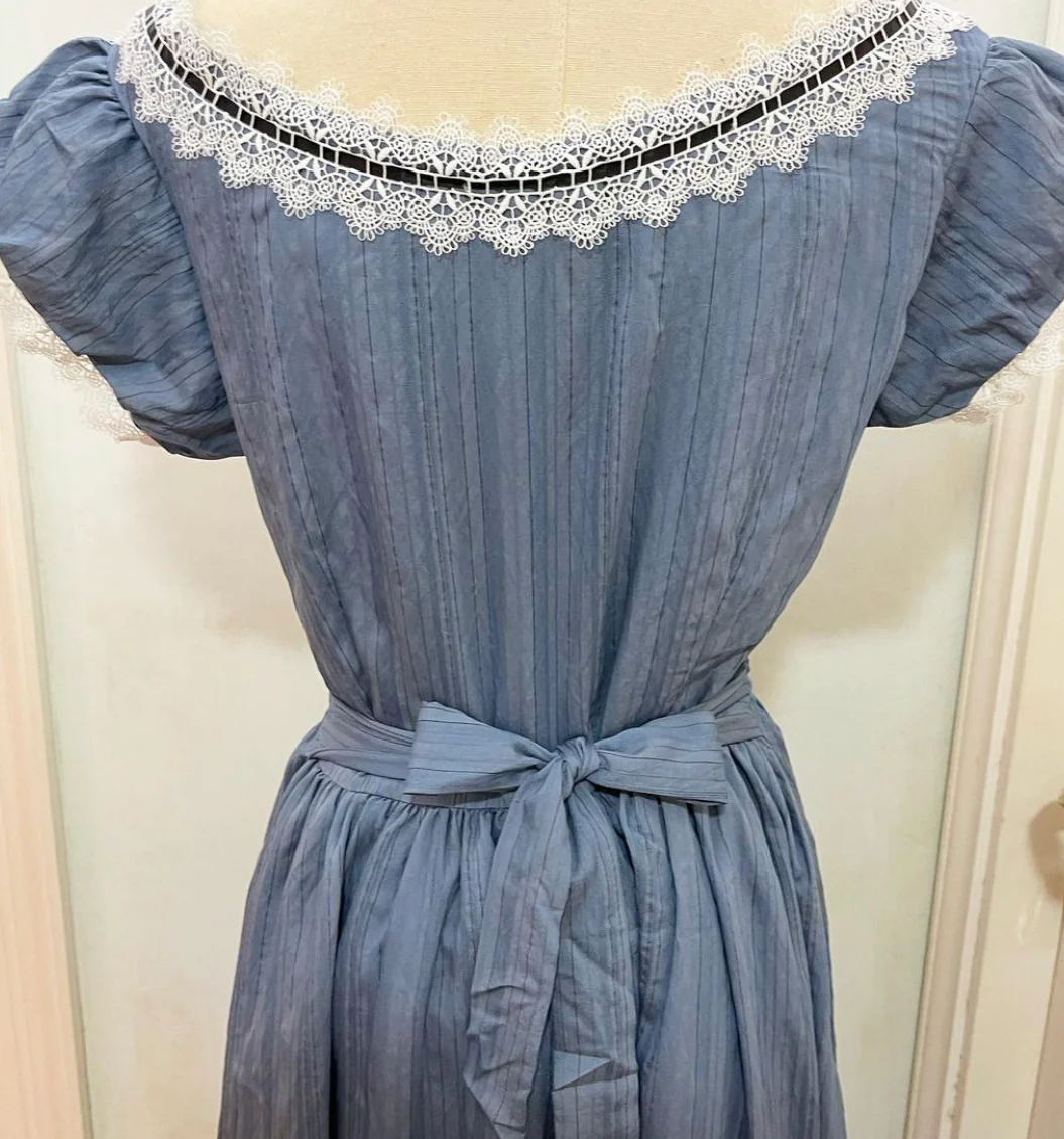 Lil women dress (black/blue) - Image 11