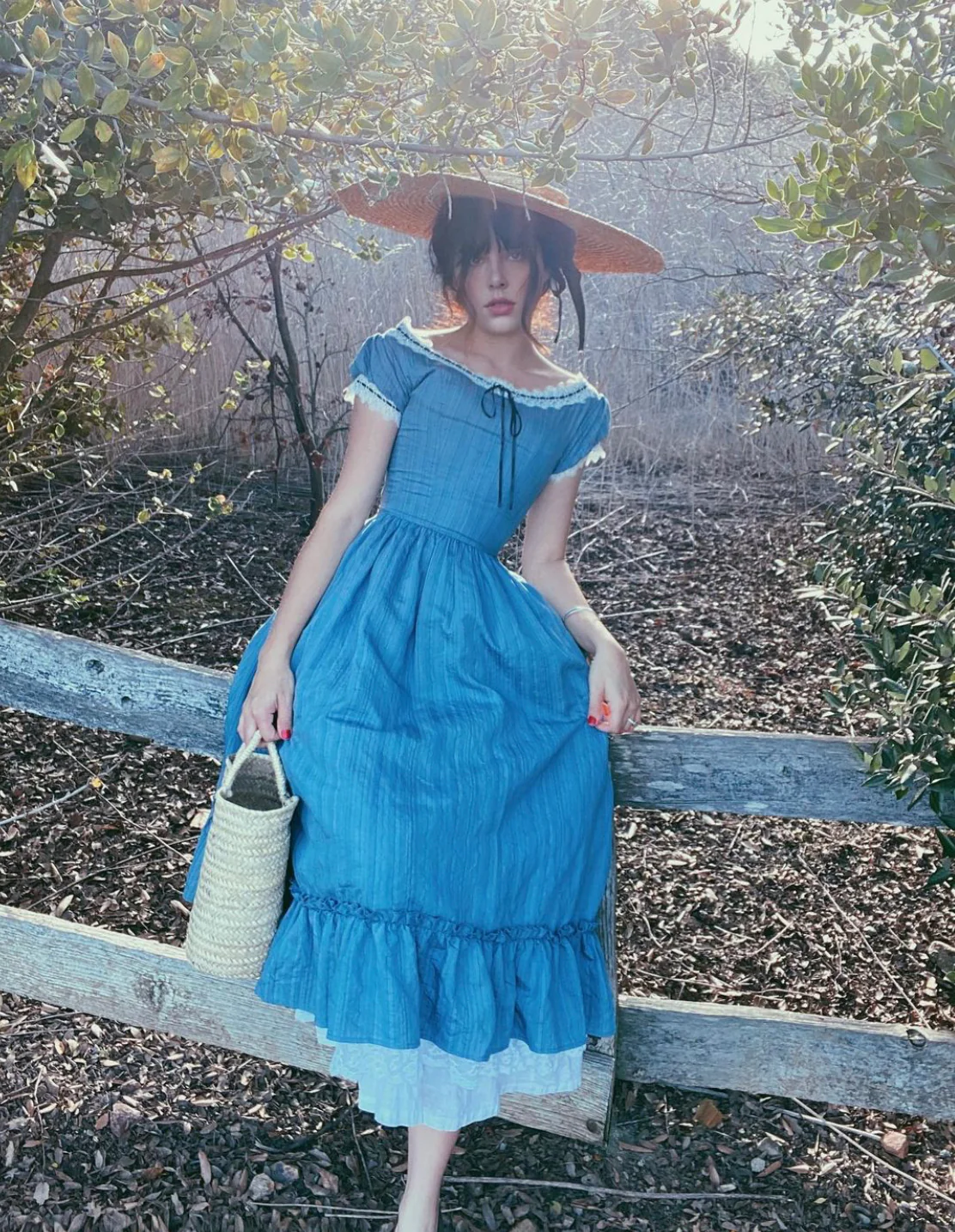 Lil women dress (black/blue) - Image 4