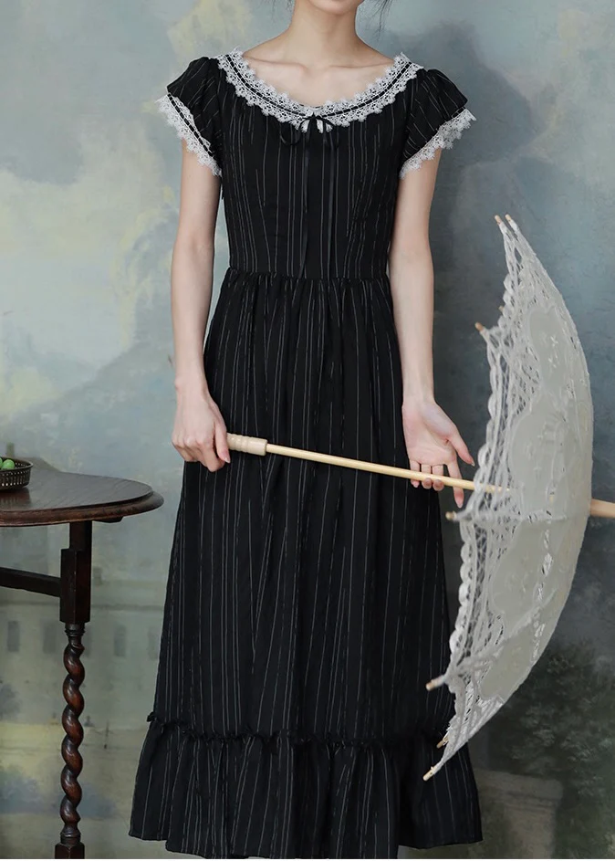 Lil women dress (black/blue) - Image 6