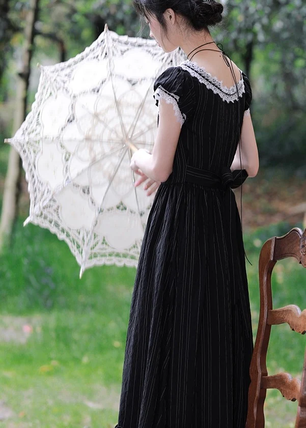 Lil women dress (black/blue) - Image 7