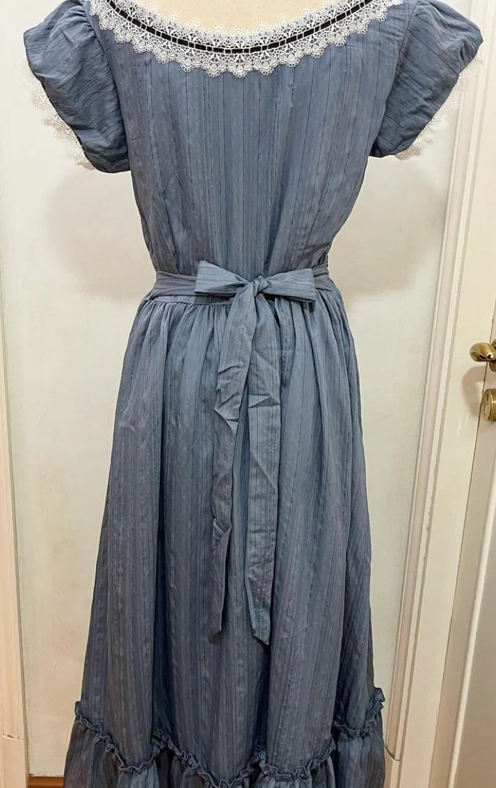 Lil women dress (black/blue) - Image 9