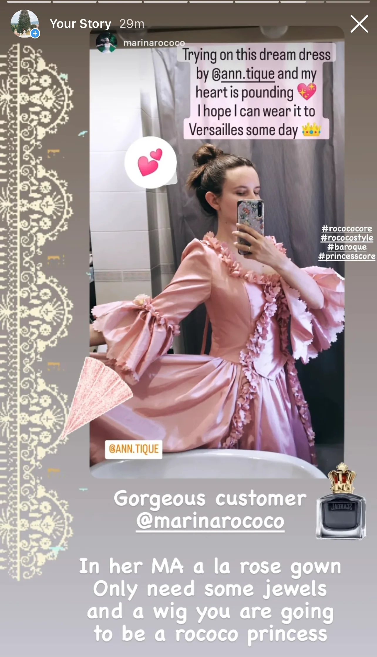 Marie Antoinette gown - Image 18