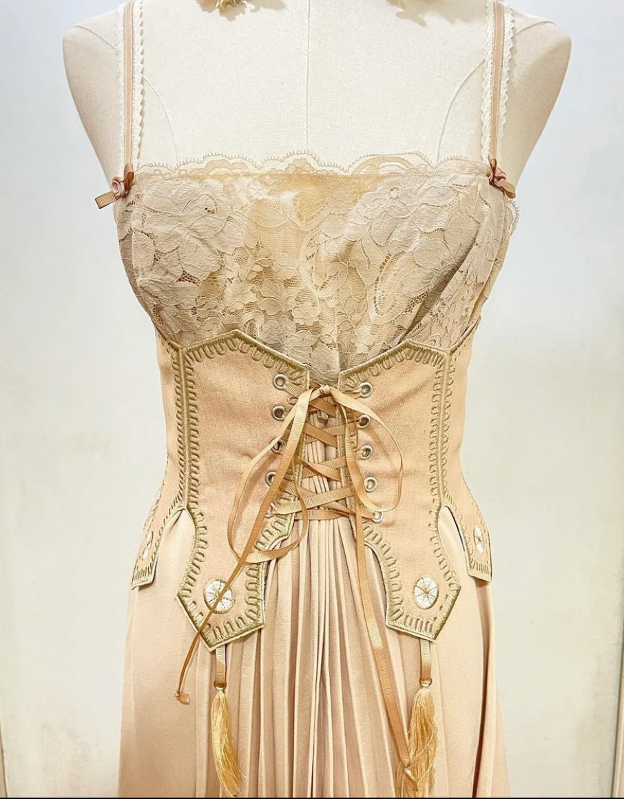 Medieval princess underbust corset set - Image 3