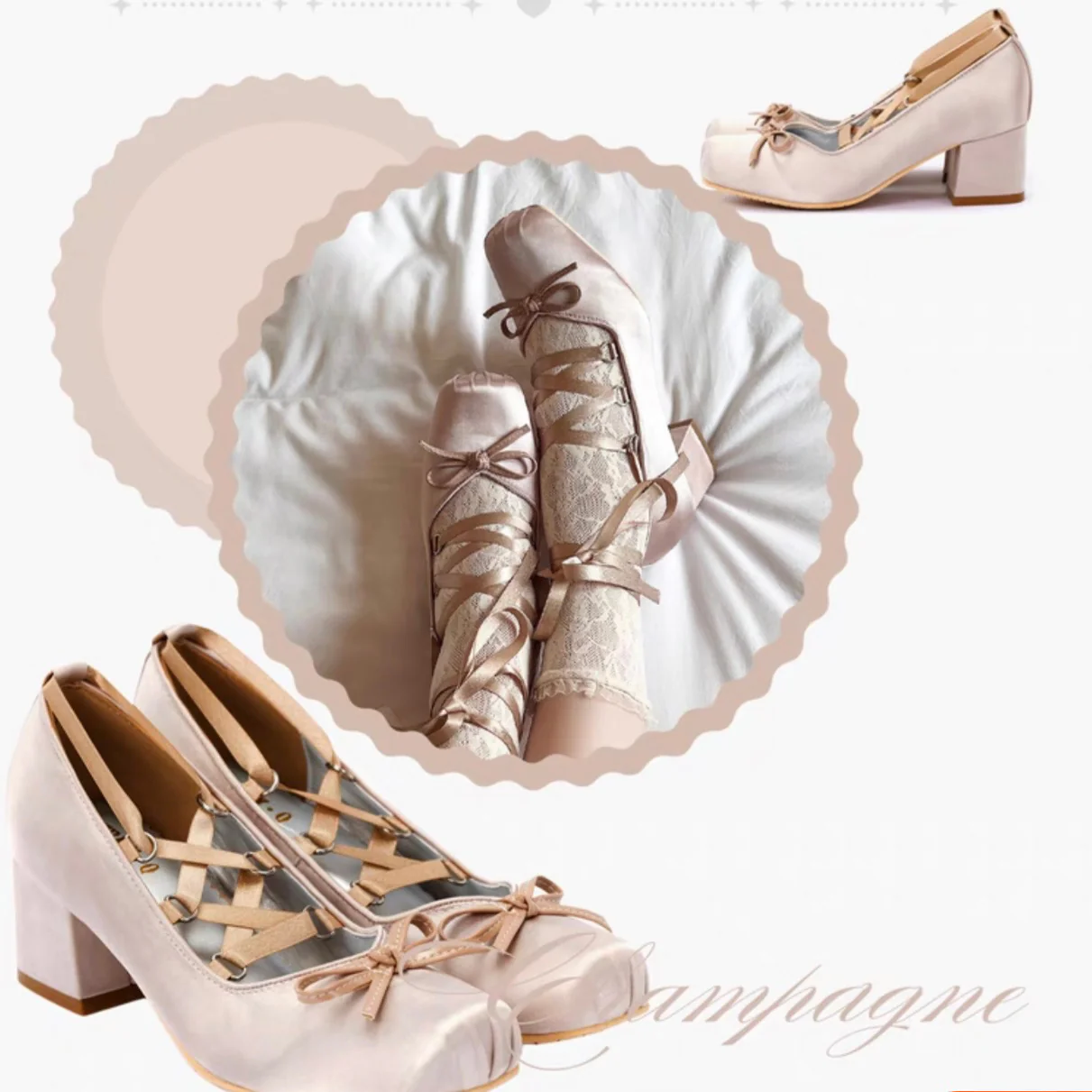 Minuet ballet shoes (mid heels) - Image 5