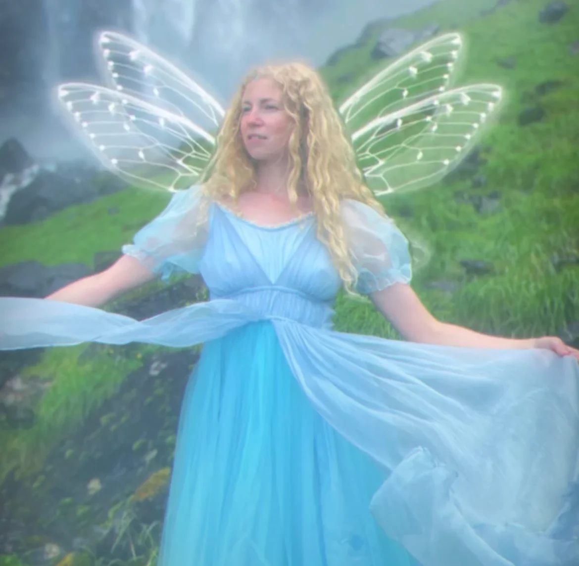 Nymph princess silk dress - Image 3