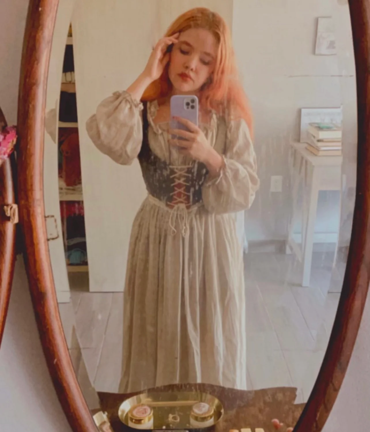 Peasant ensemble (including corset and dress) - Image 4