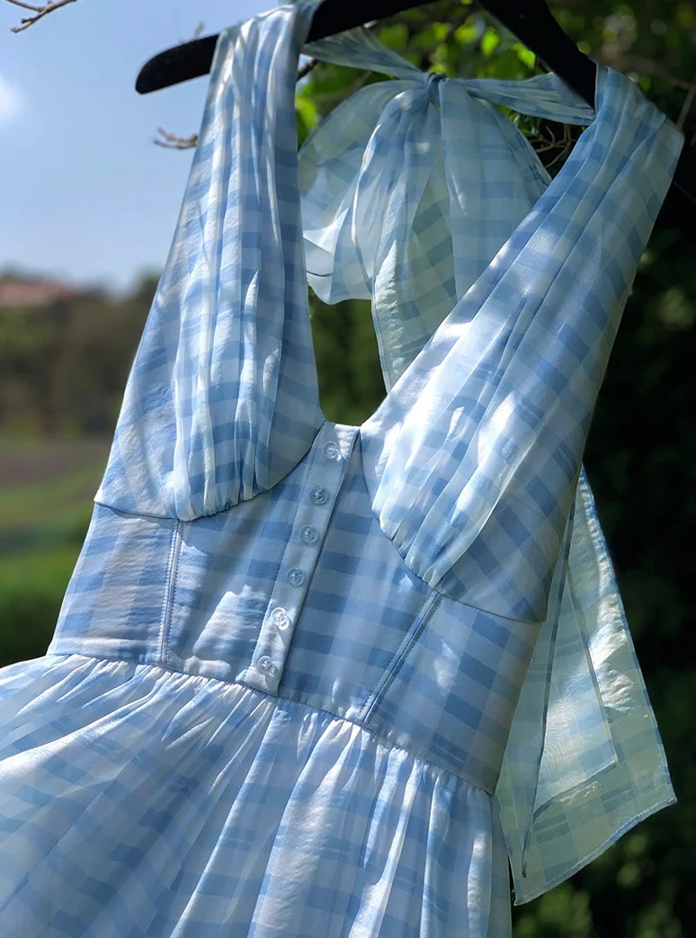 Plaid picnic dress - Image 13