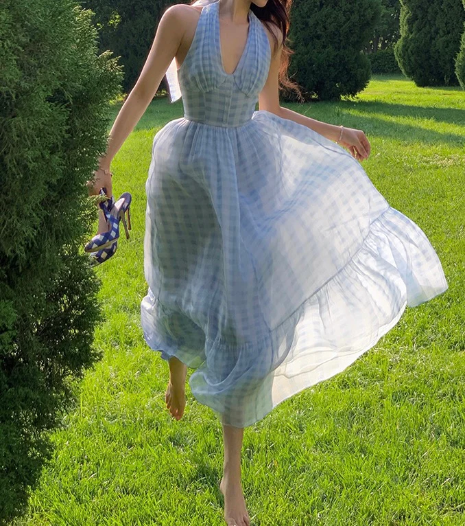 Plaid picnic dress - Image 14