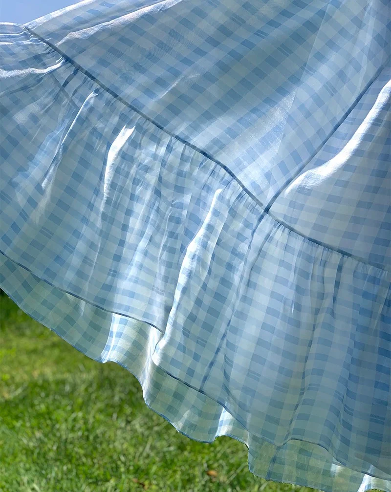 Plaid picnic dress - Image 15