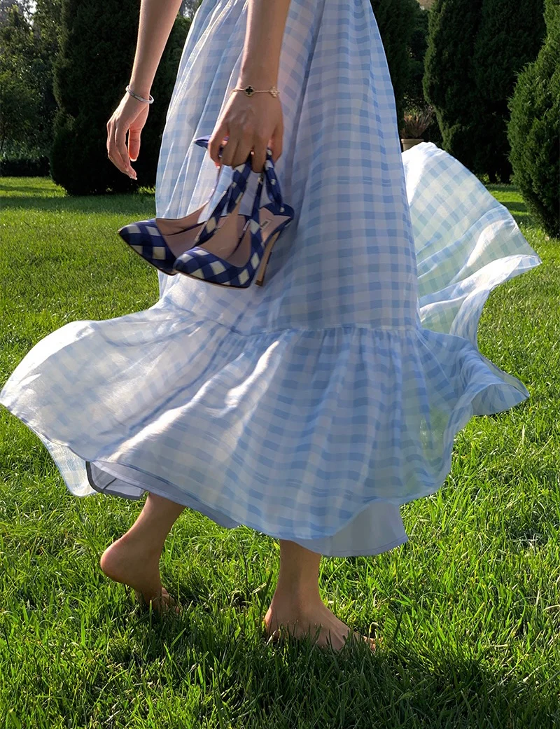 Plaid picnic dress - Image 16