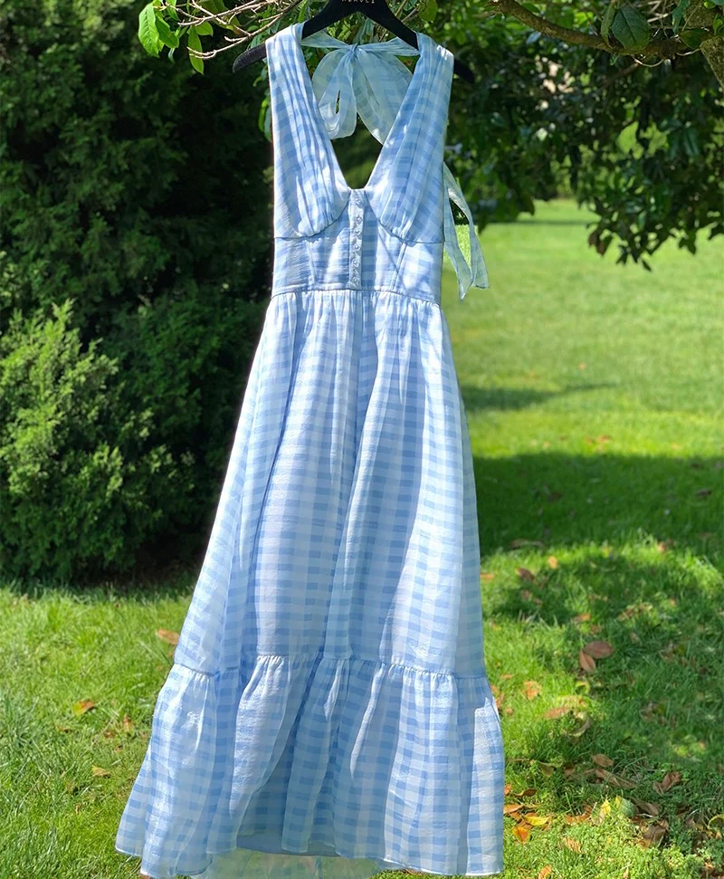 Plaid picnic dress - Image 19
