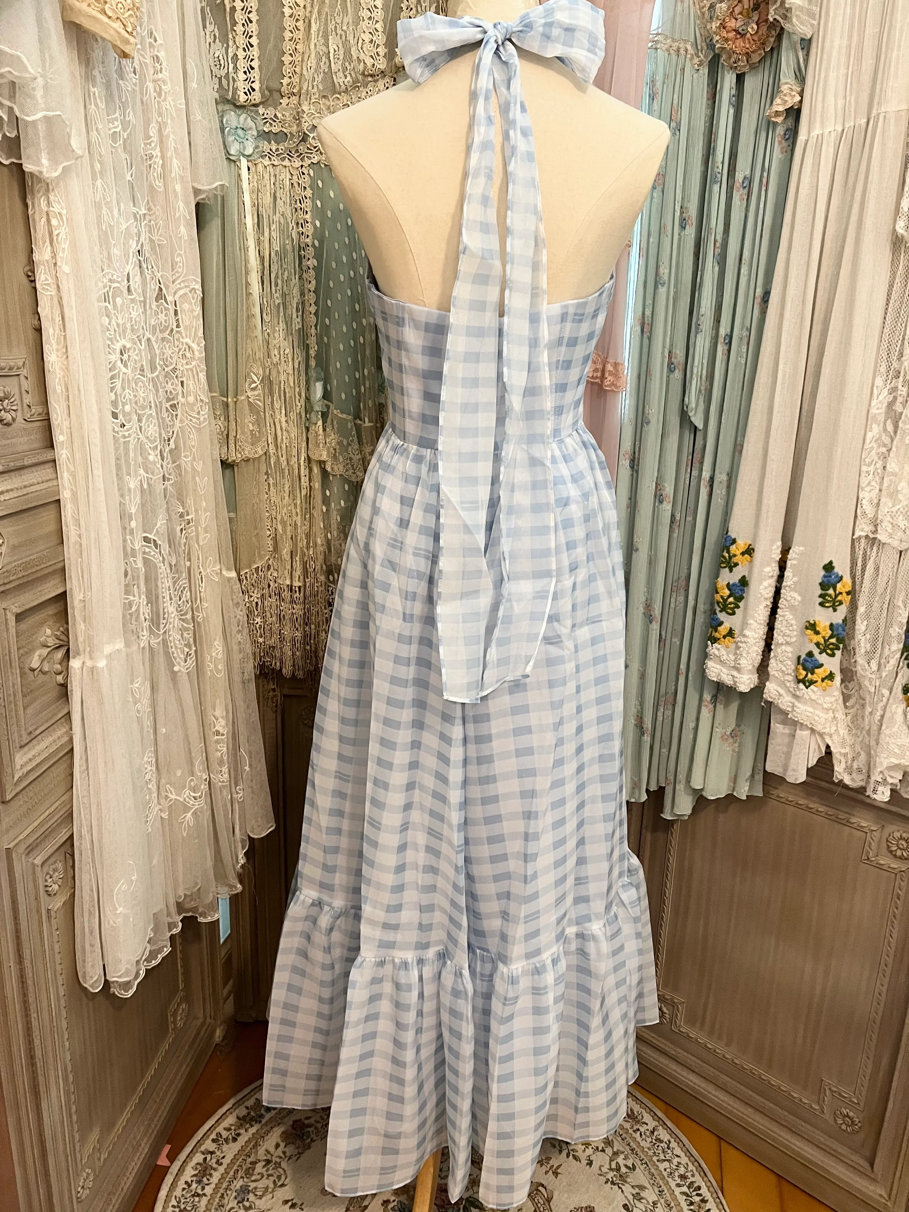 Plaid picnic dress - Image 6