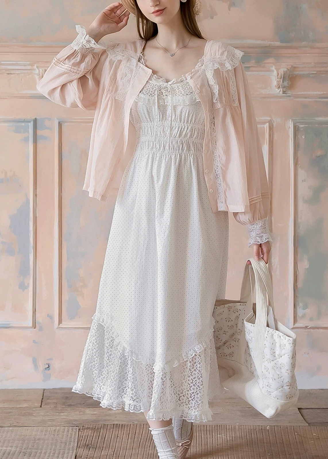 Polka lady dress (preorder) - Image 3