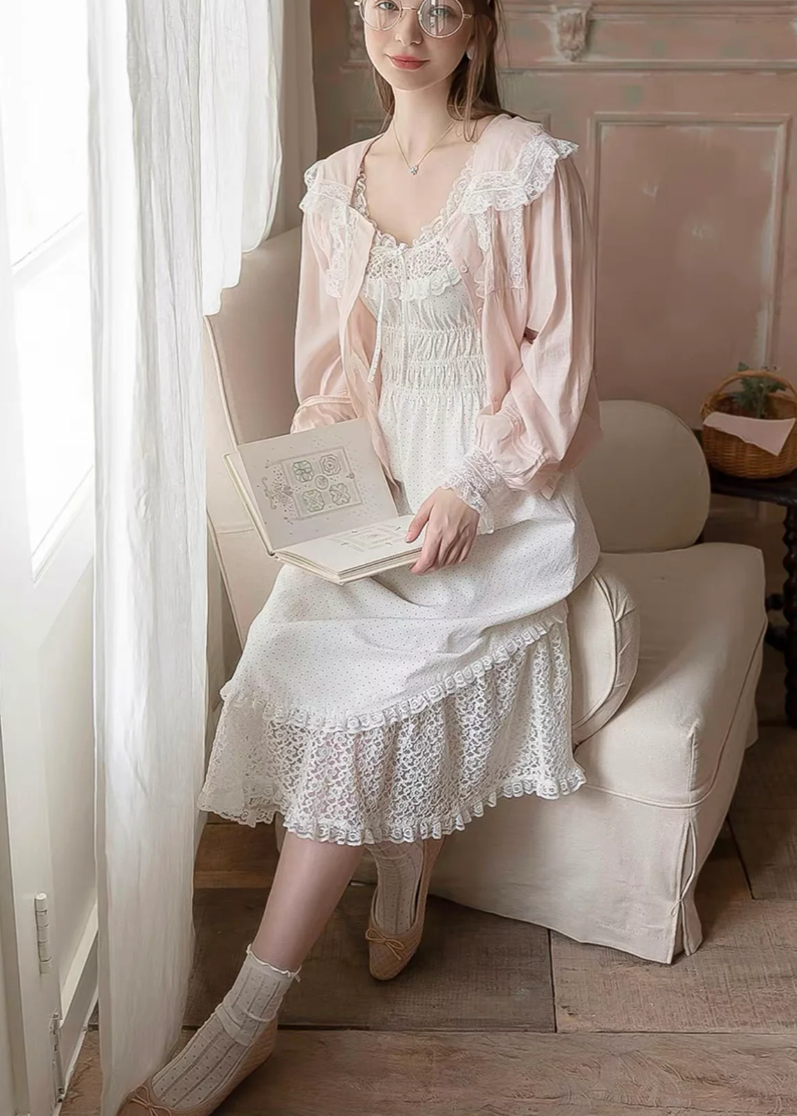 Polka lady dress (preorder) - Image 5