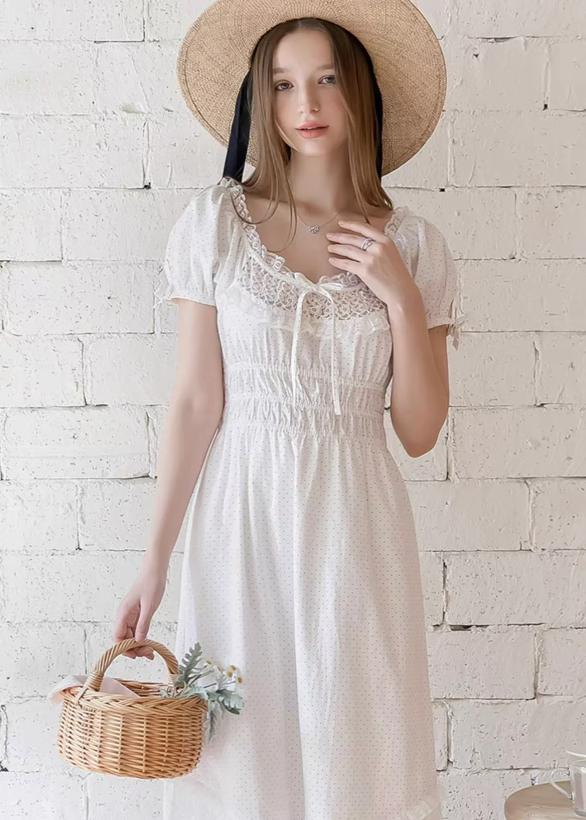 Polka lady dress (preorder) - Image 6