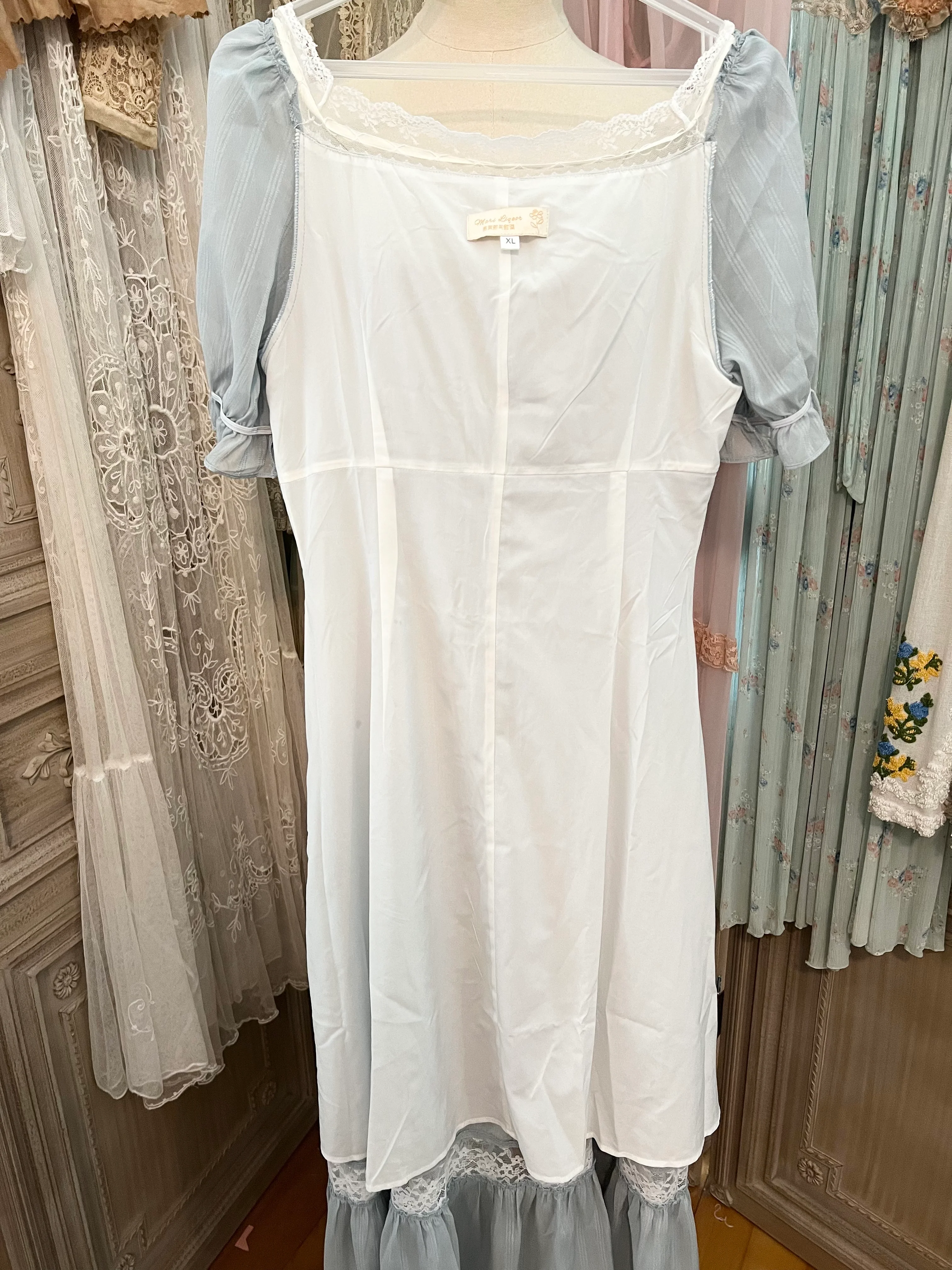 Tranquil blue dress - Image 11