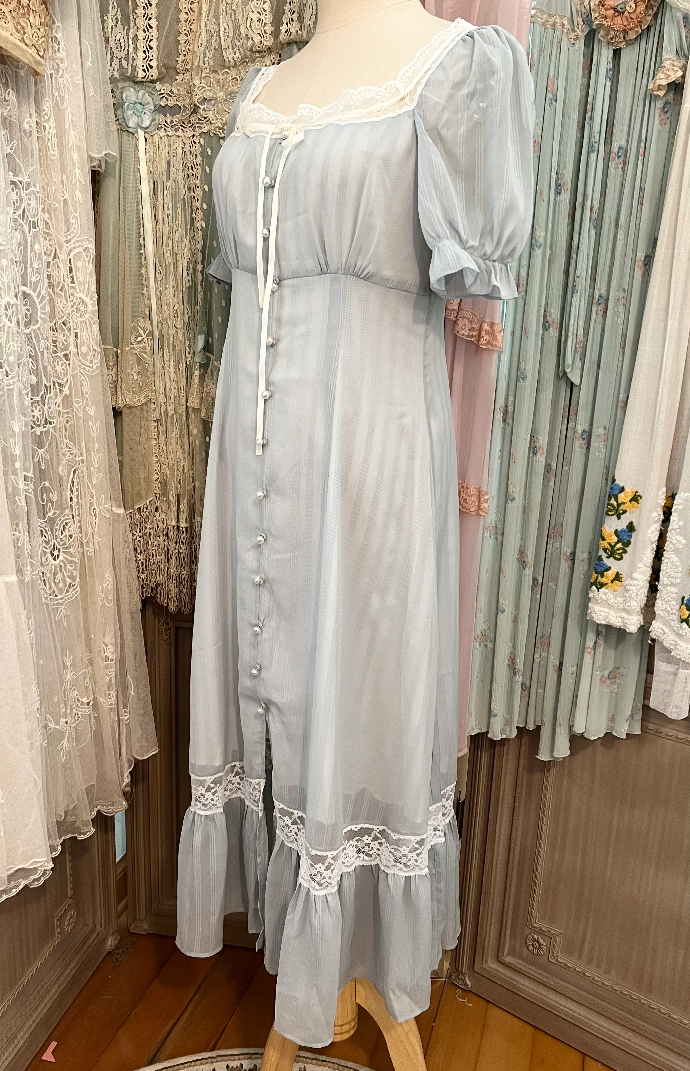 Tranquil blue dress - Image 3