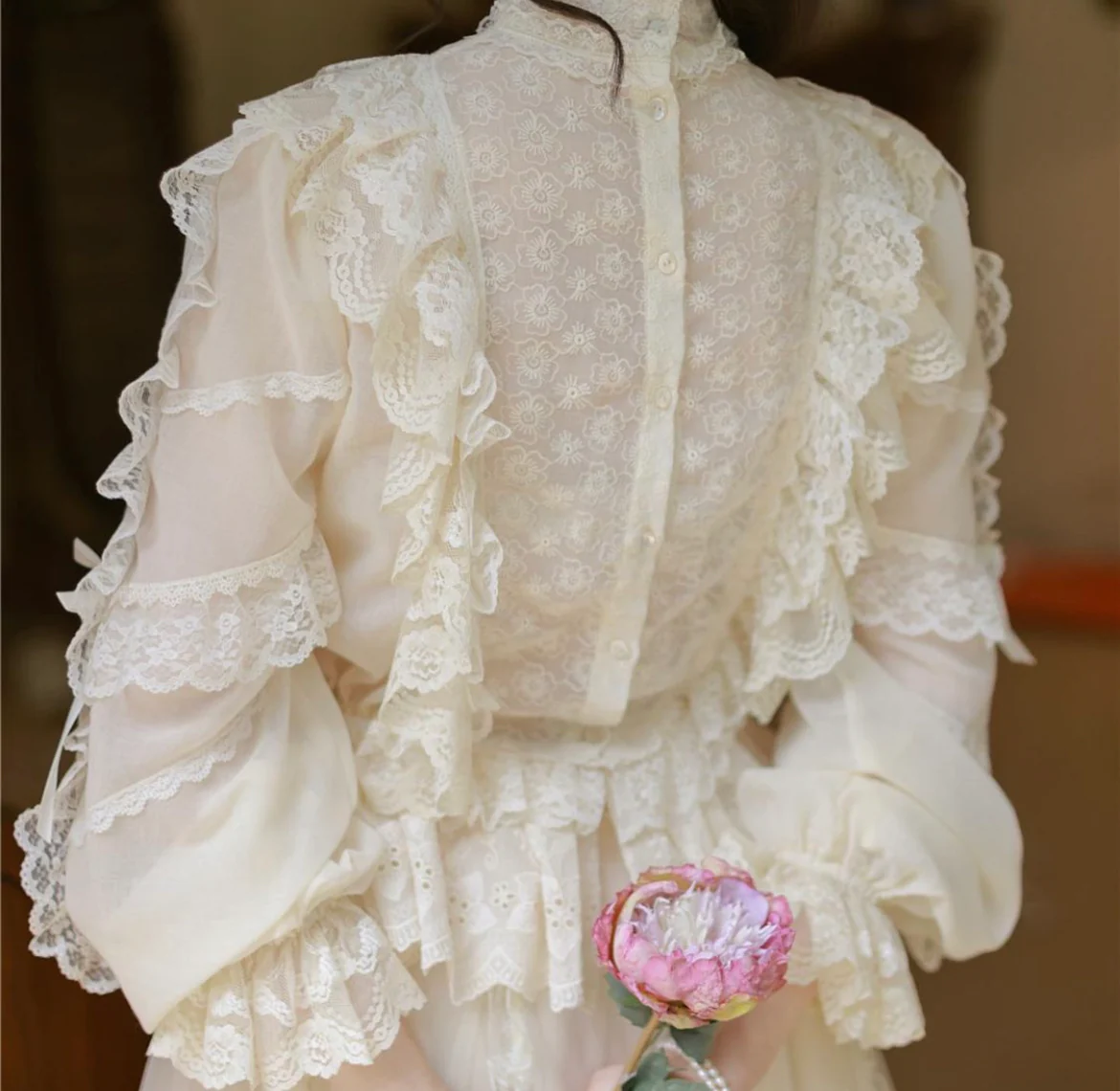 Victorian romance blouse - Image 7