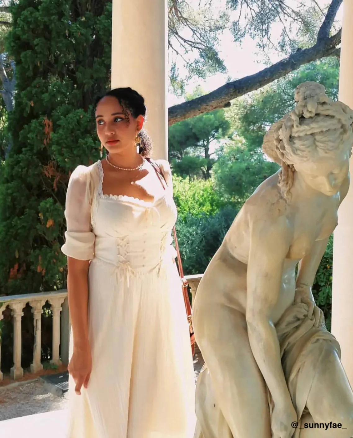 White vinegar corset dress / bolero - Image 13