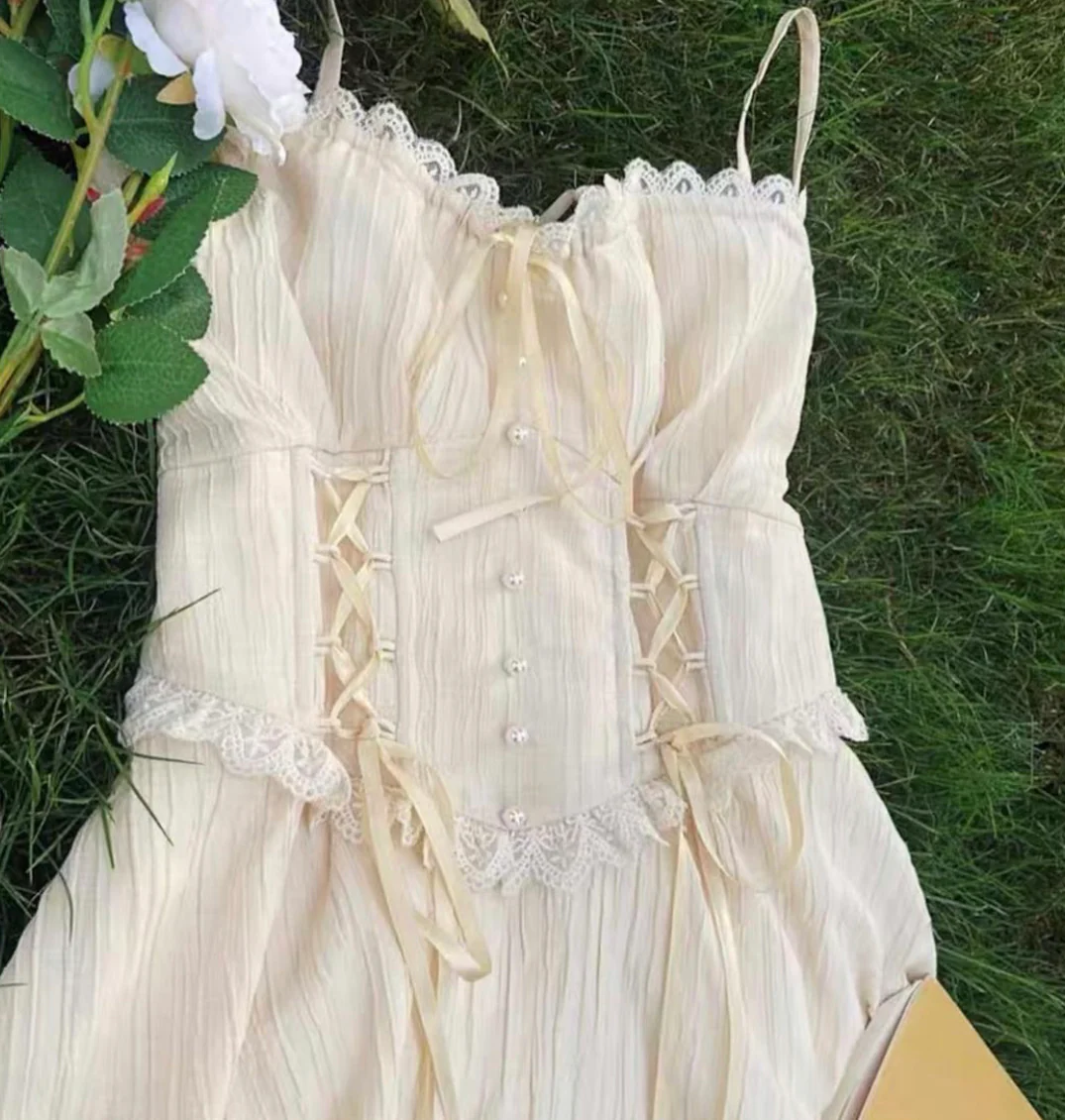 White vinegar corset dress / bolero - Image 5