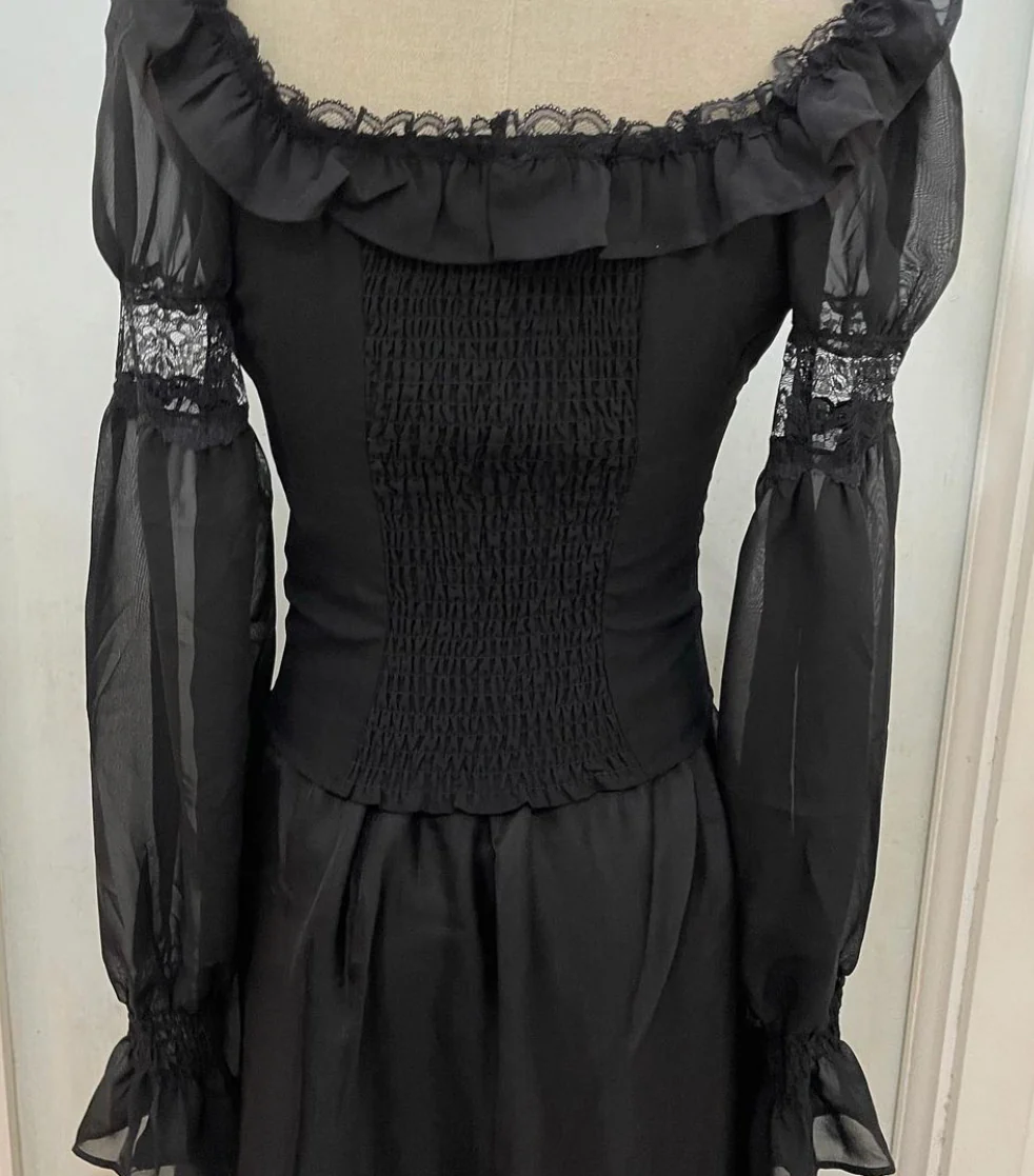 Witchy boned corset and skirt set - Image 4